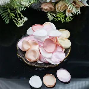 Artificial rose petals 100pcs pack for wedding party decorative DIY craft supplies