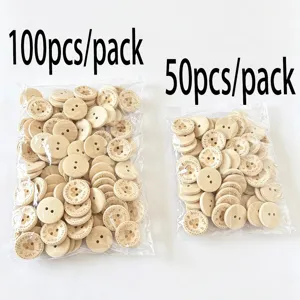 Wooden heart buttons detail view, bowl-shaped sewing accessories for DIY crafts and clothing.