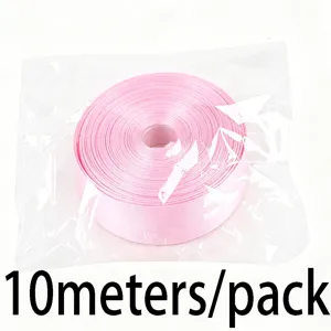 Rotolo di nastro gros grain rosa da 10 metri per confezioni regalo e creazione di fiocchi.
