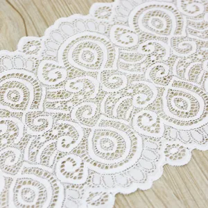French Hollow Lace Trim Fabric Elastic Ribbon For DIY Sewing Garment Craft And Home Decoration Accessories