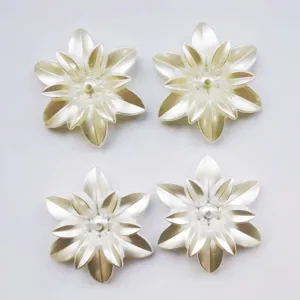 Pulsanti fiori imitazione perla ABS accessori abbigliamento artigianato fai da te