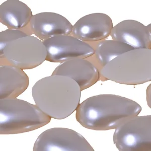 Perle imitazione ABS a goccia per gioielli fai da te e accessori di abbigliamento.