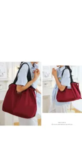 Grand sac à bandoulière nuage pliable sac cabas fourre-tout à cordon portable pour courses.
