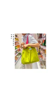 Sac cabas pliable vert sac bandoulière nuage sac de courses portable cordon détail