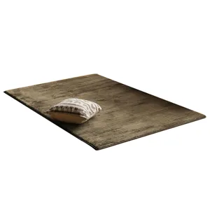 Japanese thickened flannel striped rug for living room and absorbent home floor doormat.