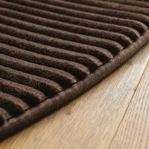 Solid color ribbed texture chair cushion comfortable soft office seat pad home decor