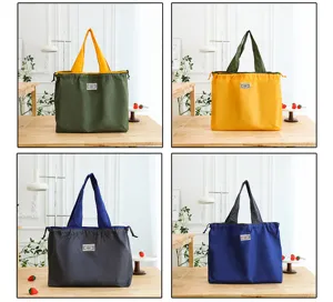 Grosse kapazitaet faltbare einkaufstasche reise organizer tasche leicht handtasche