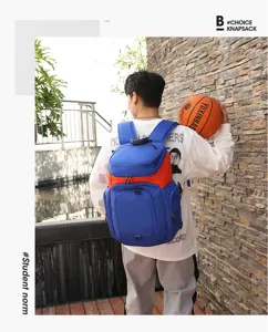Großes Kapazität Basketball Rucksack Sport Training Outdoor Student Schul Schultasche