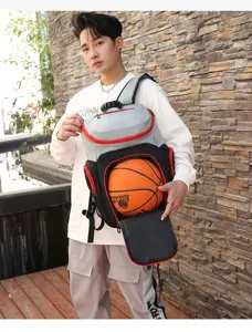 Große Kapazität Basketball Rucksack für Outdoor-Sportarten geräumige Student Training Tasche.