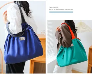 Große Kapazität faltbare Tasche Wickeltasche Reise Einkaufstasche tragbare Aufbewahrung.