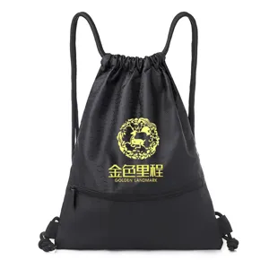 Wasserdichtes Oxford-Gewebe Kordelzug Rucksack Sport Gym Tasche Leichter Basketball Training Rucksack Für Herren Damen