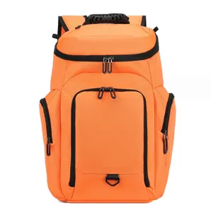Grosse Kapazitat Basketball Rucksack Sport Training Tasche Outdoor orange Schulrucksack