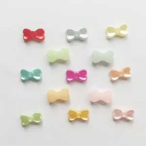 Breloques de nail art en forme de nœud perlé ABS DIY accessoires de vêtements