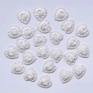 Κρεμαστά καρδιάς από μαργαριτάρι ABS DIY για nail art και διακόσμηση θήκης τηλεφώνου.