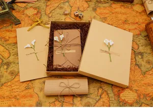 Vintage retro letter paper envelope gift box set romantic Valentine confession gift boxes