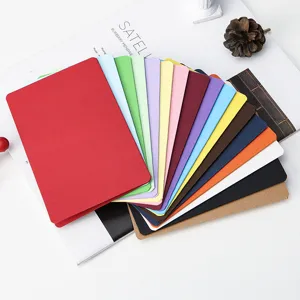 Colorful blank folded cards set for DIY greeting cards, hand painting and memo notes.