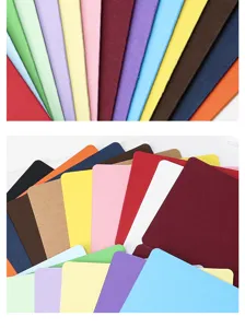 Blank folded greeting cards multicolored assorted cardstock minimalist DIY gift word cards for painting