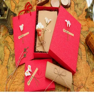 Vintage stationery letter set gift box, romantic Valentine day confession gift packing.