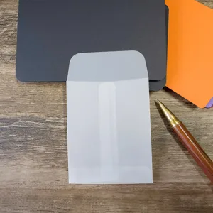 Doorzichtige pergamijn papieren envelop, 120gsm lege envelop voor huwelijksuitnodigingen en opslag.