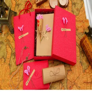 Vintage letter paper and envelope gift box set, romantic Valentine confession gift.
