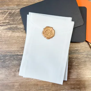 Doorzichtige pergamijn enveloppen 120g blanco briefomslagen huwelijk uitnodiging verpakking