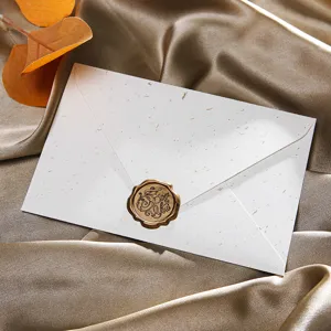Vintage Flocon de Neige Enveloppe et Papier à Lettres Ensemble Style Rétro Chinois Papier Spécial Sceau de Cire Carte d'Invitation Carte Postale
