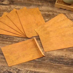 Vintage Kraft Paper Envelope And Letter Paper Set Retro Antique Stationery Handwritten Letters Writing Paper For Gifts