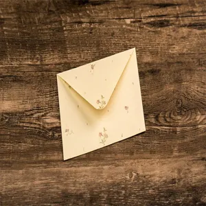 Vintage floral envelope for love letters and stationery sets, elegant design for messages.
