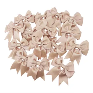 Nœuds de Ruban en Polyester Nacré Nœuds Décoratifs Pour Emballage Cadeau Emballage de Fleurs Artisanat Accessoires de Couture DIY