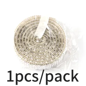 Pearl rhinestone trim roll self adhesive crystal ribbon for sewing craft DIY 1pack