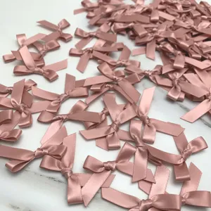 Φιόγκοι από Κορδέλα Πολυεστέρα DIY Χειροτεχνία Φιόγκοι Μονόχρωμοι Διακοσμητικοί Φιόγκοι Για Συσκευασία Δώρου Γάμος Πάρτι Αξεσουάρ Μαλλιών