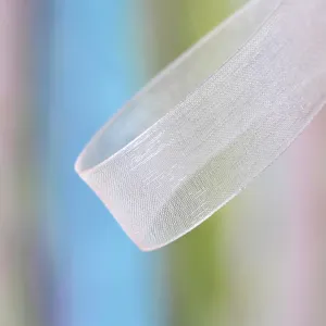 Sheer organza ribbon for gift box packaging, flower bow decoration, and baking cake wrapping crafts.
