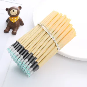 Professional bundle of K35 retractable gel pen refills with yellow barrels and bullet tips