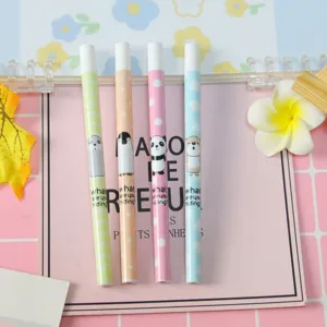 Cartoon Resin Mechanical Pencil Lead Refills 0.5mm HB Cute Animal Pattern Student Stationery Accessory School Office Graphite Lead