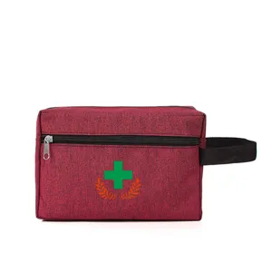 Sac de trousse de premiers soins portable organisateur médical d'urgence pour voyage.