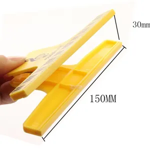 Plastic Binder Clips Large Long Tail Paper Clamp Music Score Clip Piano Key Pattern Office School Supplies