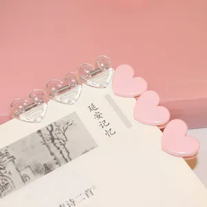 Cute heart shaped plastic clips for photo card memo and floral bouquet DIY craft decoration.
