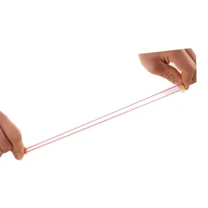 Elastische Gummibänder dehnbare rote Latexbänder für Büro Schule stark flexibel langlebig.