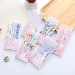 Kunststof Sneldrogende Lijmpen Set Voor Studenten Kinderen Handgemaakte DIY Scrapbooking Knutsellijm Pennen Cartoon Patroon Multi Kleuren