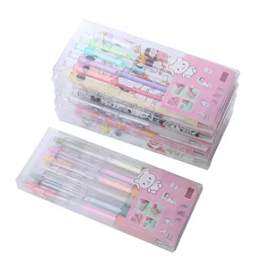 Set van 6 schattige pastel lijmpennen met een sneldrogende punt voor DIY scrapbooking
