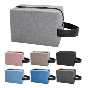 Portable toiletry bag travel makeup pouch oxford cloth storage organizer multi color variant