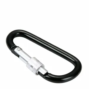 Aluminum Alloy Stroller Hook Heavy Duty Carabiner Clip Multifunctional Anti Slip Hanging Hook For Baby Stroller Diaper Bag