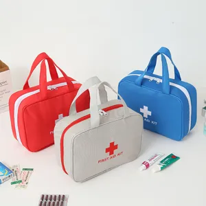 Sac de Trousse de Premiers Soins Portable Grande Capacité Sac de Rangement Médical d'Urgence Tissu Oxford Sac Organisateur de Rangement de Voyage