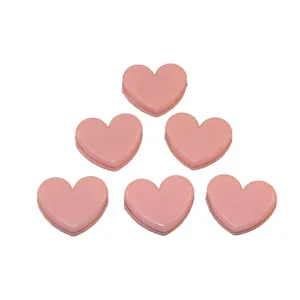 Set di clip decorative a forma di cuore rosa carine per foto appunti e sacchetti.