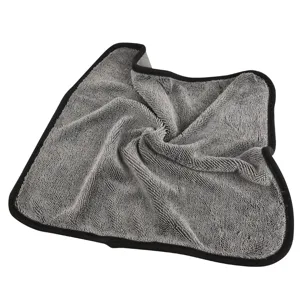 Thickened Microfiber Car Drying Towel Double Sided Twisted Fleece Cleaning Cloth For Auto Wash And Detailing