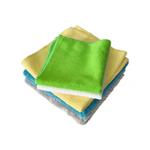 Microfiber Car Cleaning Towel Thick Absorbent Auto Detailing Drying Cloth Multi-Purpose Kitchen Household Cleaning Cloth