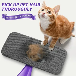 Reusable microfiber mop pad compatible with Swiffer Wet Jet, ideal for pet hair cleaning.