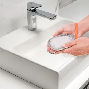 Soap saver mesh pouch exfoliating soap bag foaming net for bathroom cleaning tool use