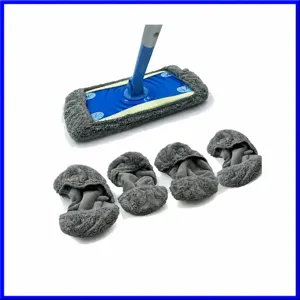 Microfiber Mop Replacement Pads Washable Reusable Flat Mop Cloth Refill Pads For Floor Cleaning Small Size