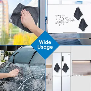 Magnetic microfiber cleaning cloth towel for household kitchen window car blackboard use.